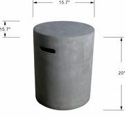 Elementi Round Tank Cover 34" Tank Cover Elementi   