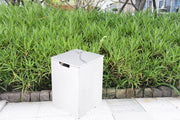 Elementi Plus Square Tank Cover - Marble Porcelain Top with GFRC Base 16" x 16" x 25" - Multiple Colors Available Tank Cover Elementi   