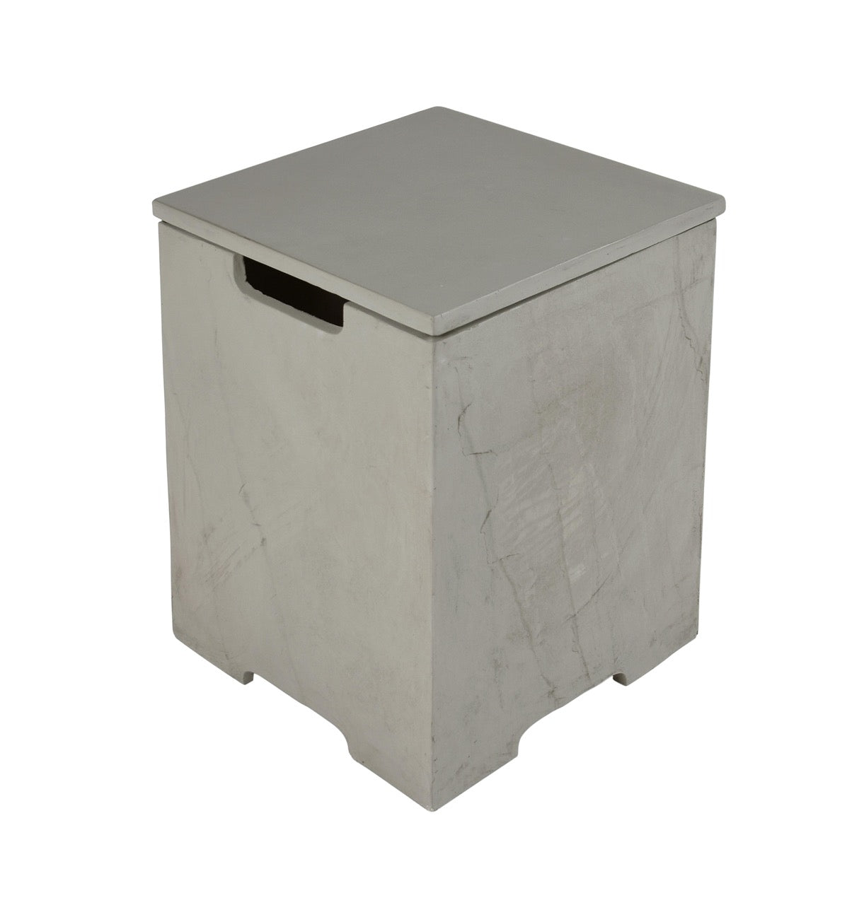 Elementi Plus Square Concrete Tank Cover 16" x 16" x 20" - Multiple Colors Available Tank Cover Elementi Space Gray  