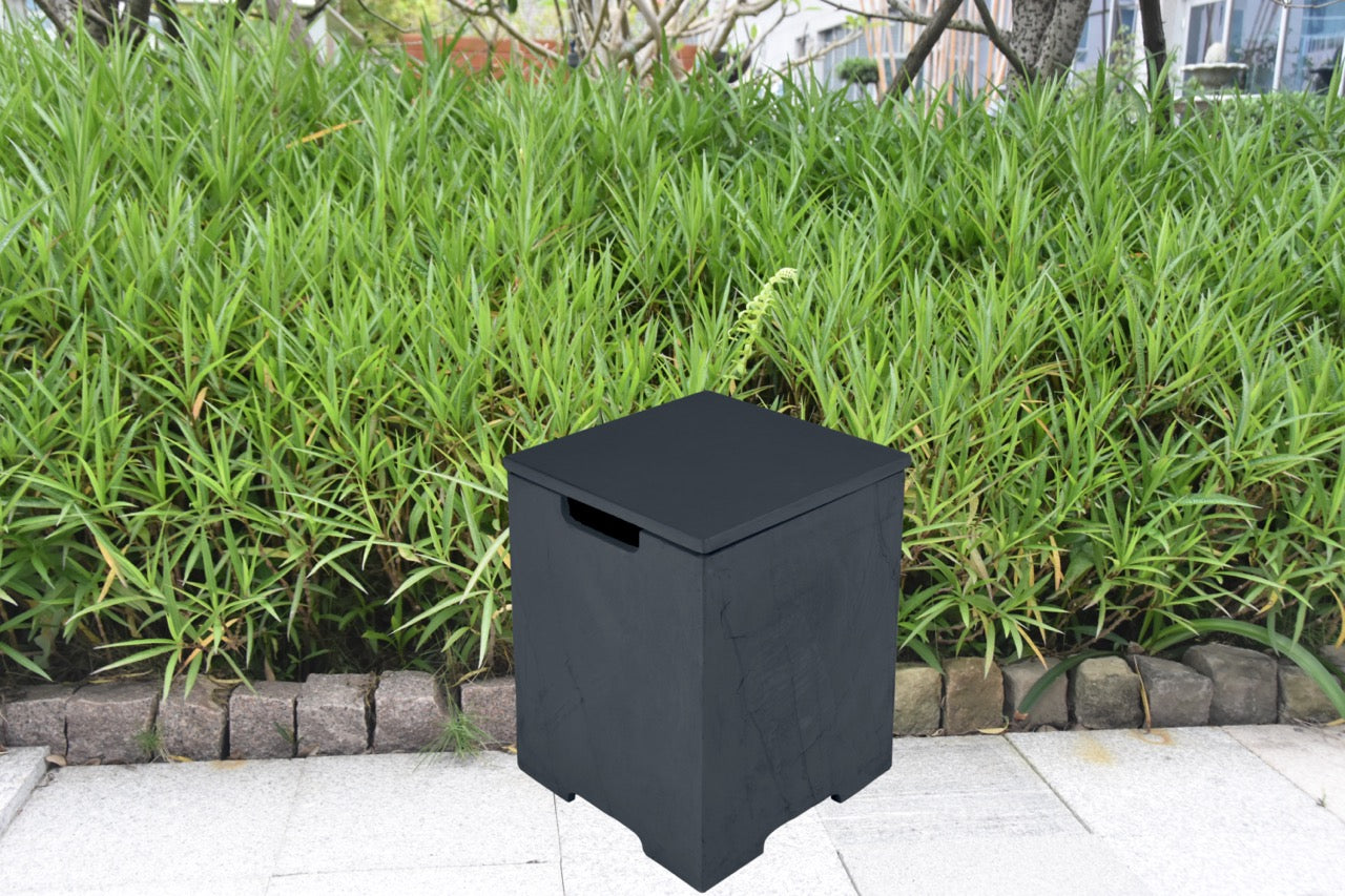 Elementi Plus Square Concrete Tank Cover 16" x 16" x 20" - Multiple Colors Available Tank Cover Elementi   