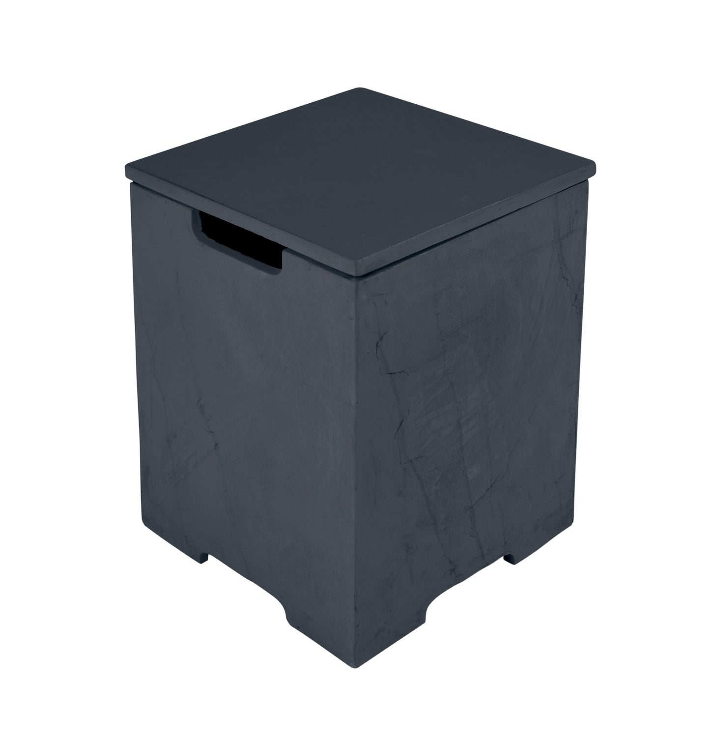 Elementi Plus Square Concrete Tank Cover 16" x 16" x 20" - Multiple Colors Available Tank Cover Elementi Slate Black  