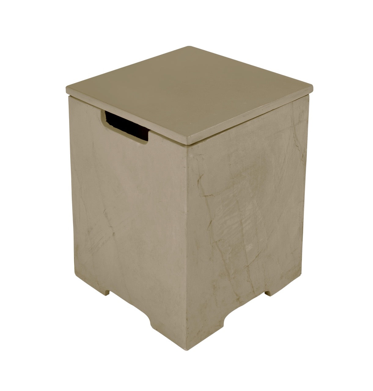 Elementi Plus Square Concrete Tank Cover 16" x 16" x 20" - Multiple Colors Available Tank Cover Elementi Sunlight Yellow  