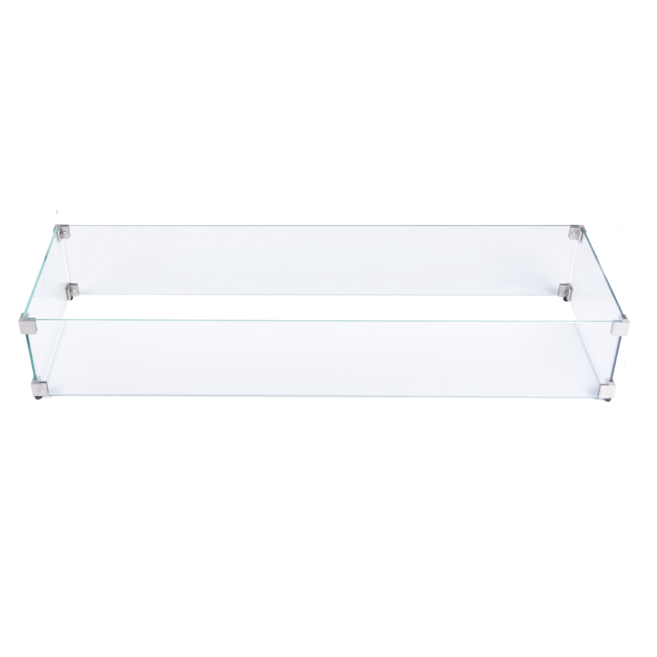 Elementi Plus Rectangular Glass Wind Guard 41" Wind Guards Elementi   