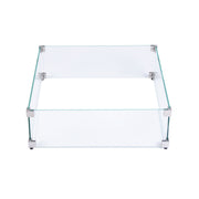 Elementi Plus Glass Wind Guard, Square 24" Wind Guards Elementi   