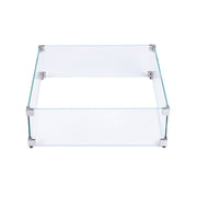 Elementi Plus Glass Wind Guard, Square 24" Wind Guards Elementi   