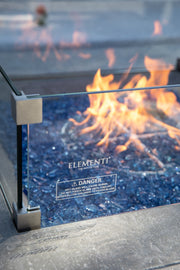 Elementi Plus Glass Wind Guard, Square 24" Wind Guards Elementi   