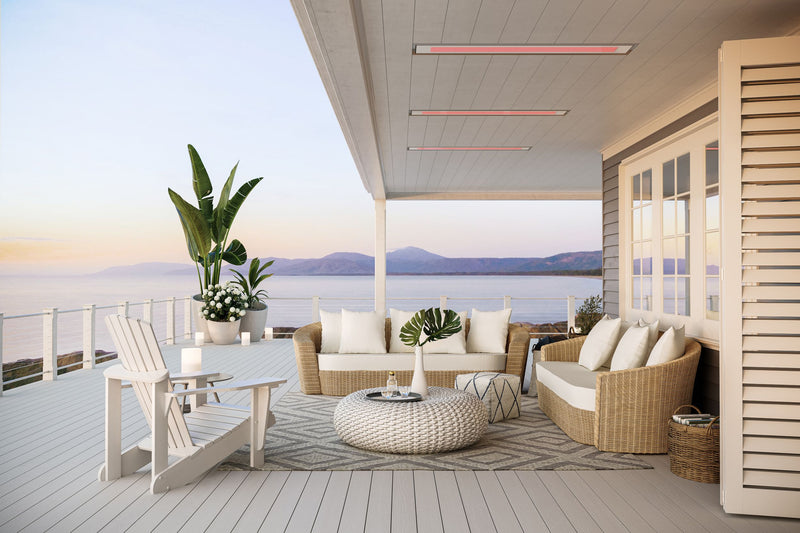 Bromic Platinum Smart Heat 3400W Marine-Grade 50" Patio Heater - Powerful Outdoor Heating Wall & Ceiling Mount Heaters Bromic   
