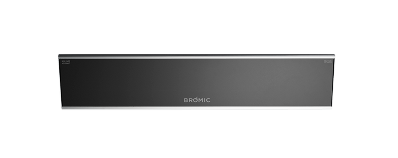 Bromic Platinum Smart Heat Black 2300W 33" Electric Heater - Stylish and Efficient Patio Heating Solution Wall & Ceiling Mount Heaters Bromic   