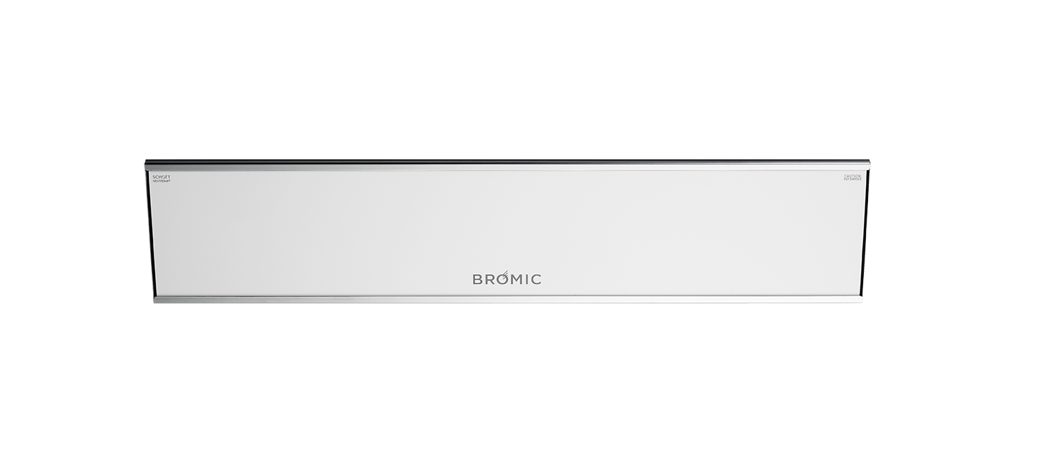 Bromic Platinum Electric 3400W 50" White Premium Outdoor Heating Solution Wall & Ceiling Mount Heaters Bromic   