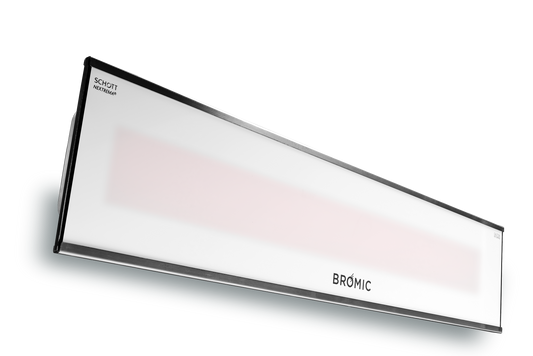 Bromic Platinum Smart Heat White Electric Heater - 3400W 50" Powerful & Stylish Outdoor Heating Wall & Ceiling Mount Heaters Bromic   