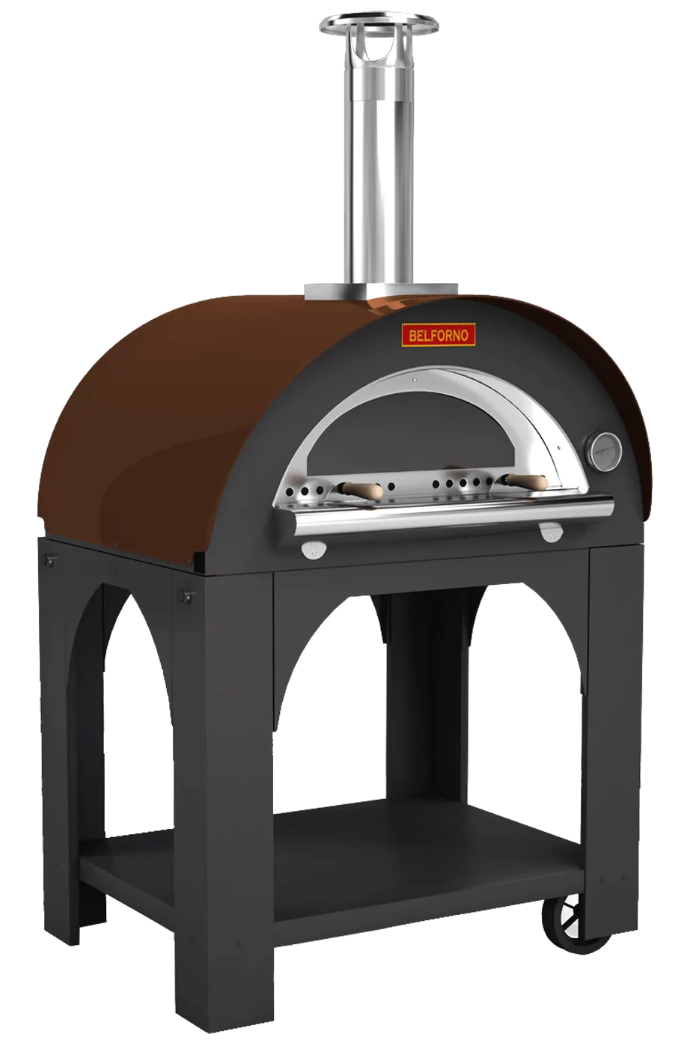 Belforno Medio Wood Fired Portable Free Standing Outdoor Pizza Oven, Available in 6 Colors, Cook 3 pizzas at a time Pizza Oven Belforno   