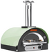 Belforno Piccolo Dual Fuel (Gas + Wood) Countertop Portable Outdoor Pizza Oven, Available in 6 Colors, Cook 2 pizzas at a time Pizza Oven Belforno Pistachio  