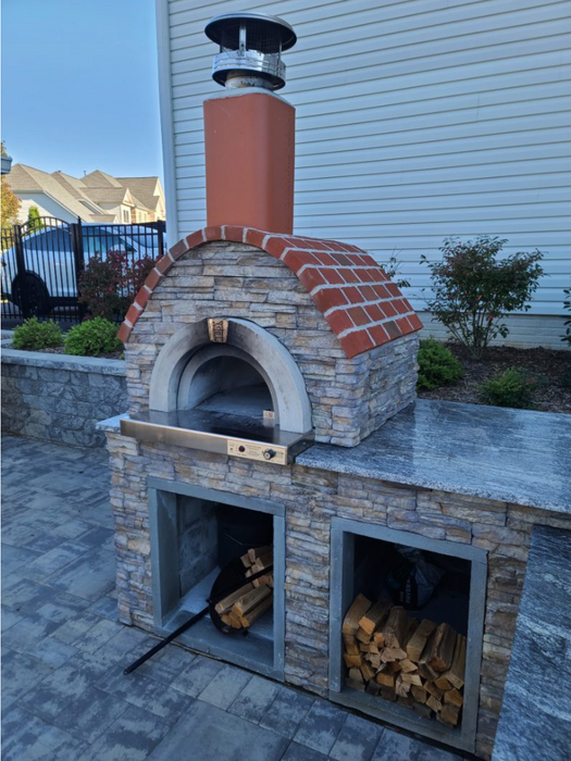 HPC Fire, DiNapoli Series, Design Your Own, Dual Fuel Gas/Propane Wood Fired Outdoor Pizza Oven, Electronic Ignition System Pizza Oven HPC Fire   