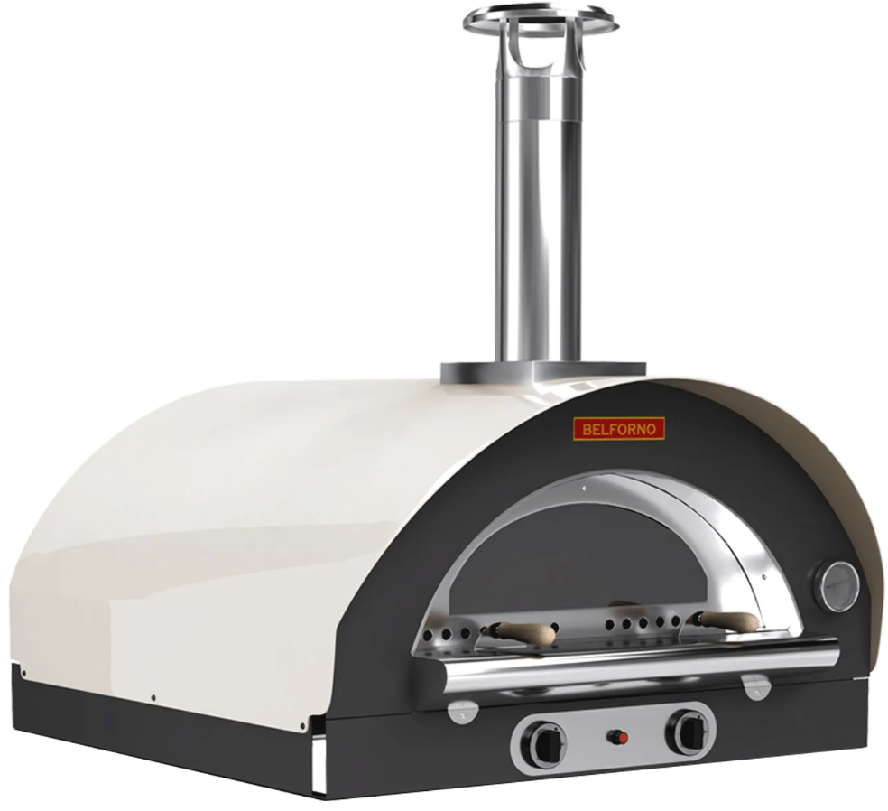 Belforno Grande Dual Fuel (Gas + Wood) Countertop Portable Outdoor Pizza Oven, Available in 6 Colors, Cook 4 pizzas at a time Pizza Oven Belforno   