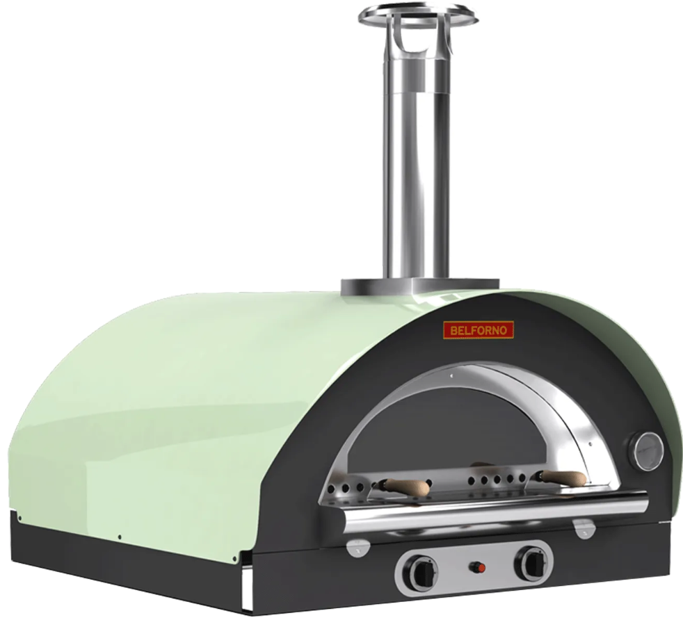 Belforno Grande Dual Fuel (Gas + Wood) Countertop Portable Outdoor Pizza Oven, Available in 6 Colors, Cook 4 pizzas at a time Pizza Oven Belforno   