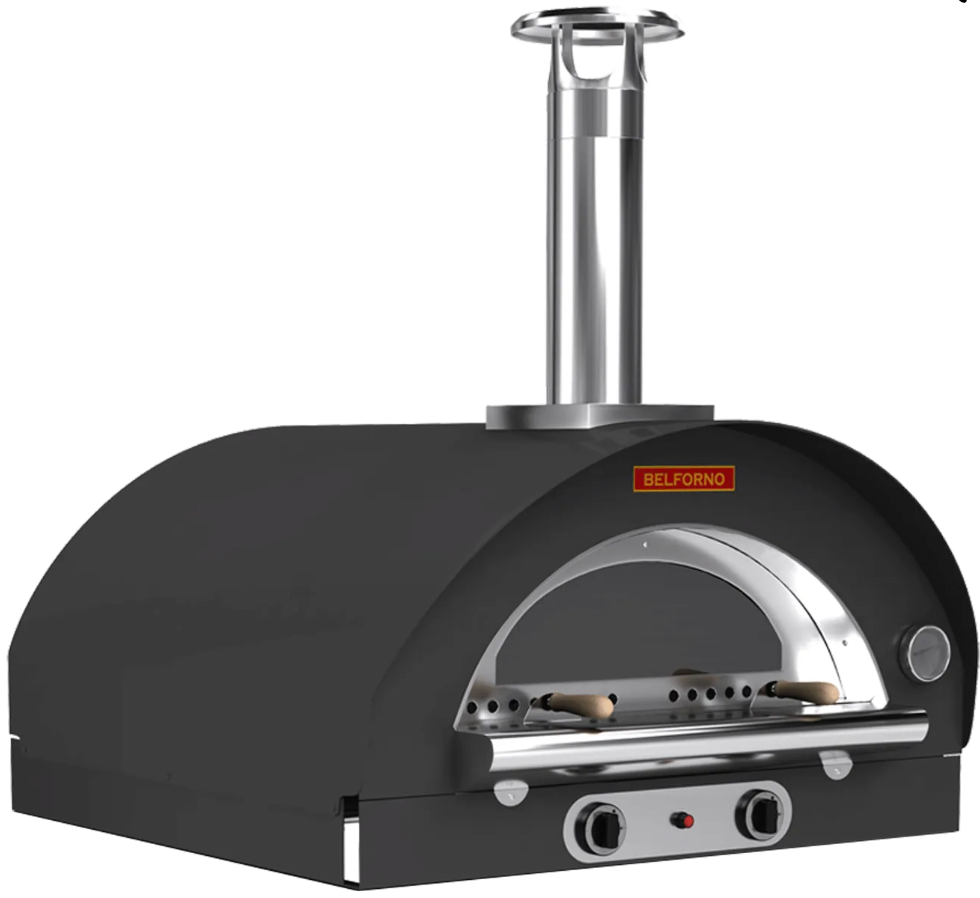 Belforno Grande Dual Fuel (Gas + Wood) Countertop Portable Outdoor Pizza Oven, Available in 6 Colors, Cook 4 pizzas at a time Pizza Oven Belforno   