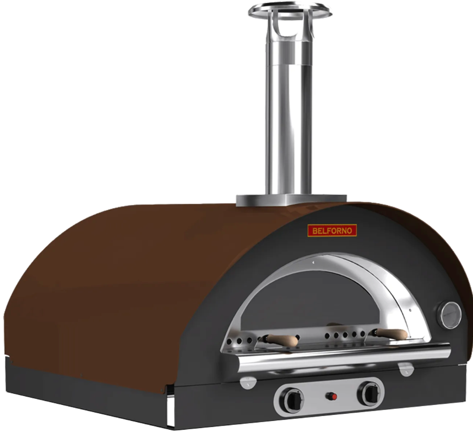 Belforno Grande Dual Fuel (Gas + Wood) Countertop Portable Outdoor Pizza Oven, Available in 6 Colors, Cook 4 pizzas at a time Pizza Oven Belforno   