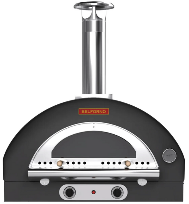 Belforno Grande Dual Fuel (Gas + Wood) Countertop Portable Outdoor Pizza Oven, Available in 6 Colors, Cook 4 pizzas at a time Pizza Oven Belforno   