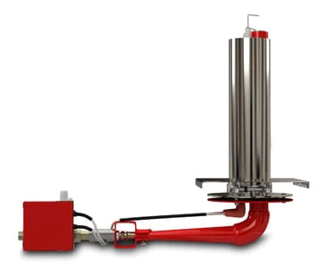 Vamparossa E2 Natural Gas Burner, Electronic Ignition & Temp Regulation with Screen Controls, for Extra Large Ovens with internal size 42-56 inches Gas Burners for Pizza Ovens Vamparossa   