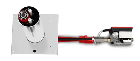 Vamparossa E1 Natural Gas Burner, Electronic Ignition & Temp Regulation with Screen Controls, For Large Ovens with internal size 32-42 inches Gas Burners for Pizza Ovens Vamparossa   