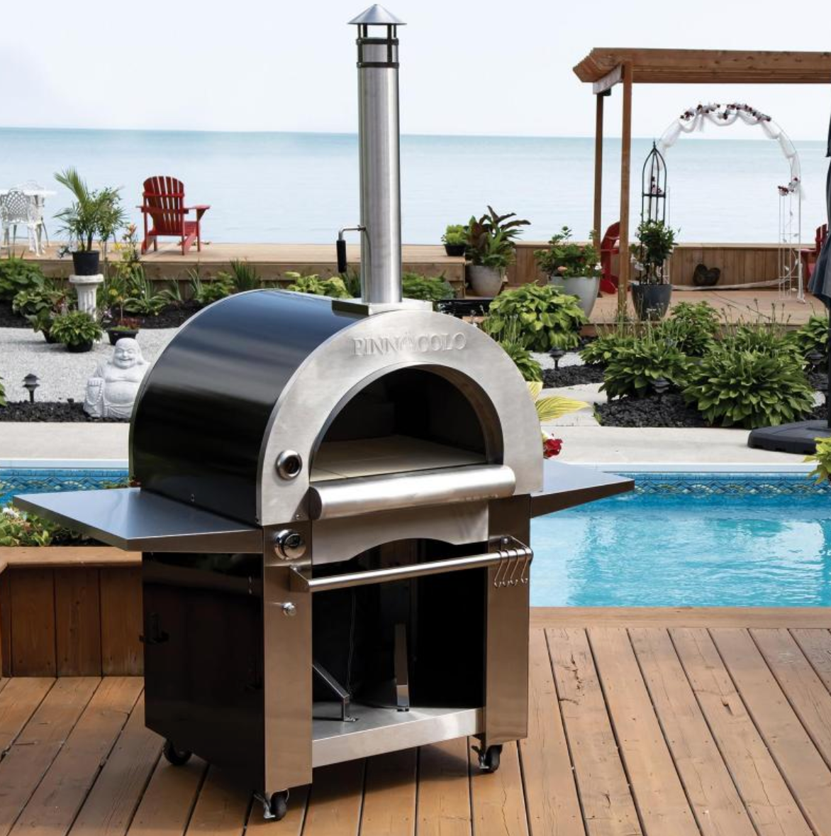 Pinnacolo Ibrido Hybrid Gas & Wood Pizza Oven Pizza Oven Pinnacolo   