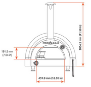 Pinnacolo L'Aargilla Thermal Clay Gas Oven Pizza Oven Pinnacolo   