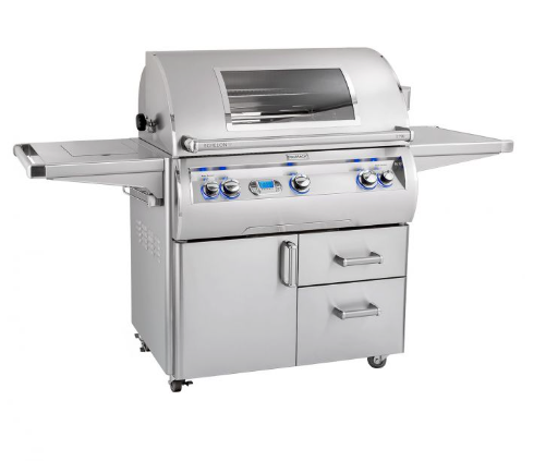 Fire Magic Echelon Diamond E790s 36" Portable Grill with Digital Thermometer & Flush Mounted Single Side Burner Free Standing Gas Grill Fire Magic Yes Propane No
