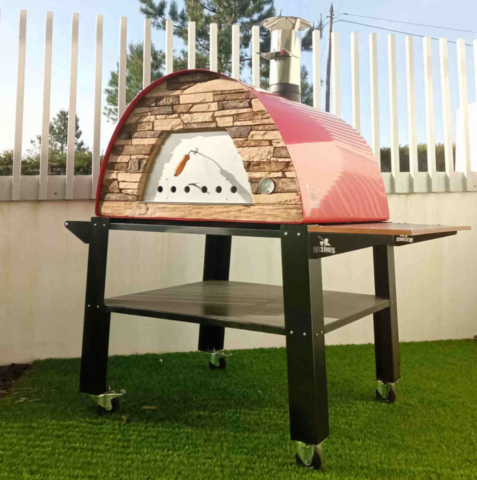 Authentic Pizza Ovens - Maximus Prime Arena Portable Pizza Oven Red