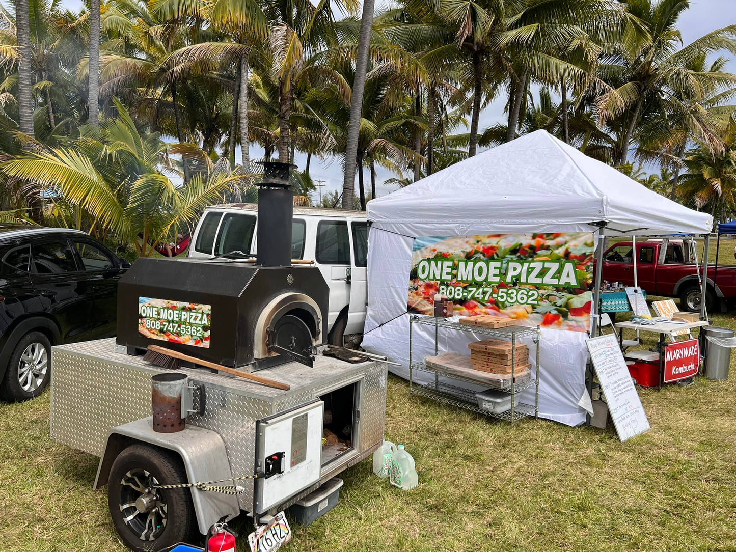 Chicago Brick Oven CBO-750 Tailgater, Wood-Fired Pizza Oven On Custom-Built Aluminum 2-Axle Trailer Pizza Oven Chicago Brick Oven (CBO)   