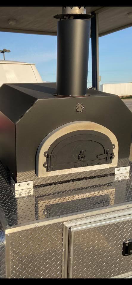 Chicago Brick Oven CBO-750 Tailgater, Wood-Fired Pizza Oven On Custom-Built Aluminum 2-Axle Trailer Pizza Oven Chicago Brick Oven (CBO)   