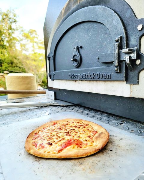 Chicago Brick Oven CBO-750 Tailgater, Wood-Fired Pizza Oven On Custom-Built Aluminum 2-Axle Trailer Pizza Oven Chicago Brick Oven (CBO)   