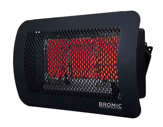 Bromic Tungsten Smart Heat 300 Series Gas Patio Heater - 19" Sleek Outdoor Heating Perfection Wall & Ceiling Mount Heaters Bromic   