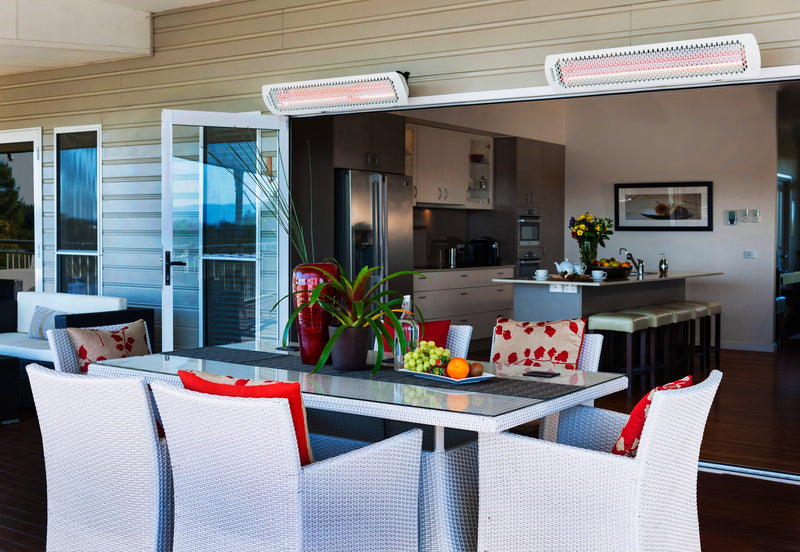 Bromic Tungsten Smart Heat 4000-Watt 44" Patio Heater - Stylish Outdoor Warmth at Its Best Wall & Ceiling Mount Heaters Bromic   