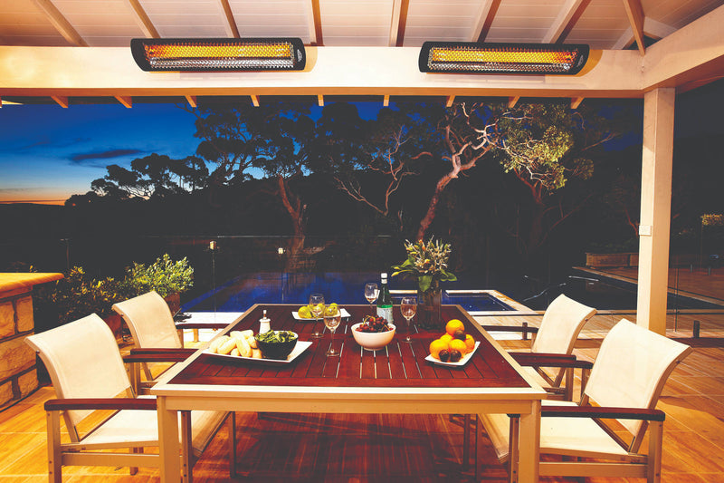 Bromic Tungsten Smart Heat Black 3000-Watt 56" Patio Heater - Efficient and Stylish Outdoor Warmth Wall & Ceiling Mount Heaters Bromic   