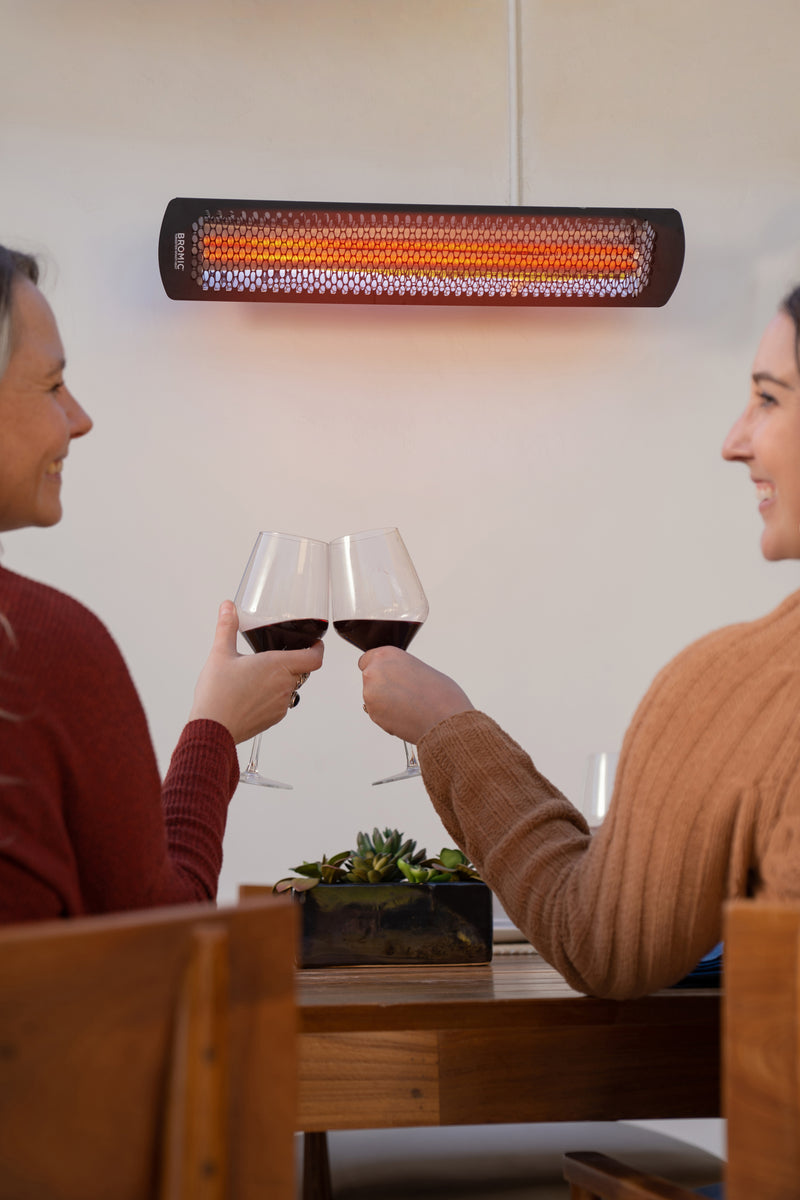 Bromic Tungsten Smart Heat 6000-Watt 56" Patio Heater - Powerful Outdoor Heating Solution Wall & Ceiling Mount Heaters Bromic   