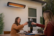 Bromic Tungsten Smart Heat Black 2000-Watt 44" Patio Heater - Sleek Design for Efficient Outdoor Heating Wall & Ceiling Mount Heaters Bromic   