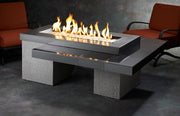 The Outdoor GreatRoom Company 65" Black Uptown Linear Gas Fire Pit Table (UPT-1242) Fire Pit Table The Outdoor GreatRoom Company   