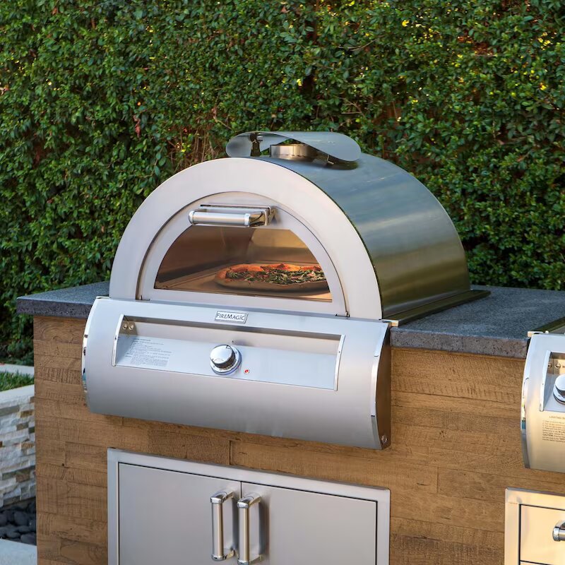 Fire Magic Echelon Diamond Built-in Pizza Oven - 42", Stainless Steel Pizza Oven Fire Magic   