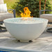 The Outdoor GreatRoom Company White Cove Edge 42" Round Gas Fire Pit Bowl Fire Bowls The Outdoor GreatRoom Company   