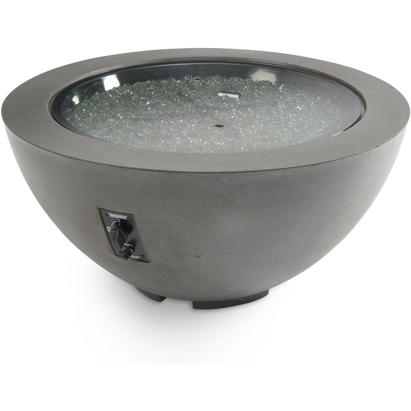 The Outdoor GreatRoom Company Midnight Mist Cove 42" Round Gas Fire Pit Bowl (CV-30MM) Fire Bowls The Outdoor GreatRoom Company   