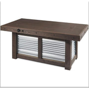 The Outdoor GreatRoom Company 55" Denali Brew Linear Gas Fire Pit Table (DENBR-1242) Fire Pit Table The Outdoor GreatRoom Company   
