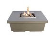 American Fyre Designs 44" Contempo Square Gas Firetable Fire Pit Table American Fyre Designs Smoke Propane Gas Manual Ignition System