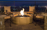 American Fyre Designs 48" Louvre Round Gas Fire Pit Fire Pit Table American Fyre Designs   