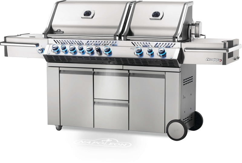Napoleon Prestige PRO 825 94" Natural Gas Grill with Power Side Burner and Infrared Rear & Bottom Burners  Stainless Steel (PRO825RSBINSS-3) Natural Gas stainless steel model PRO825RSBINSS-3 product image 3