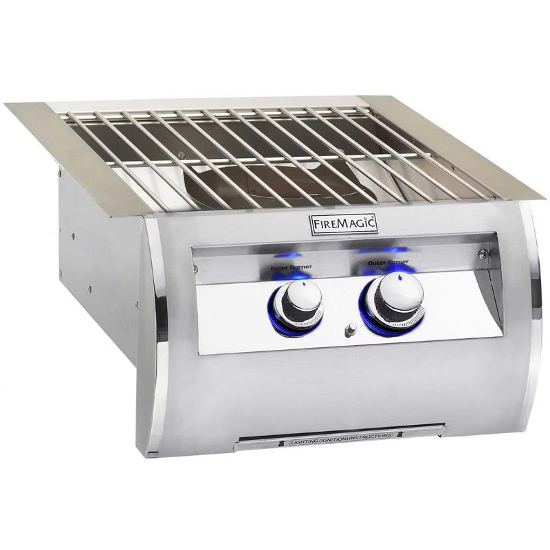 Fire Magic Echelon Diamond Built-in Gas Powered Burner - 19.5B1P-0: High-Performance Cooking Companion Side Burners Fire Magic   