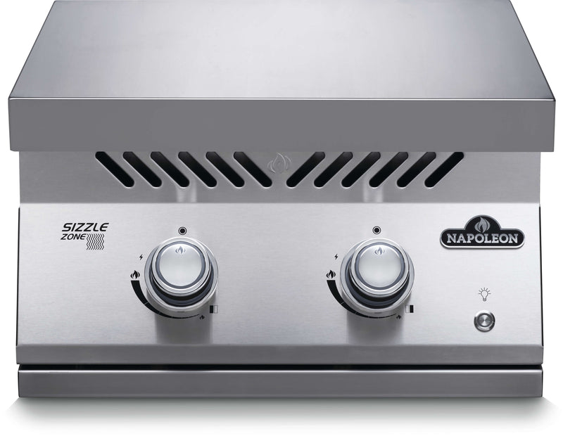 Napoleon Built-In 700 Series 18" Dual Infrared Burner Natural Gas, Stainless Steel Side Burners Napoleon   