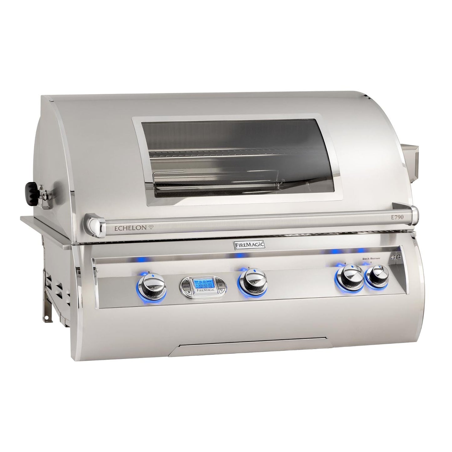 Fire Magic Echelon Diamond 36" Built-In Propane Gas Grill: Magic View Window, Rotisserie, Digital Thermometer Built-in Gas Grill Fire Magic   