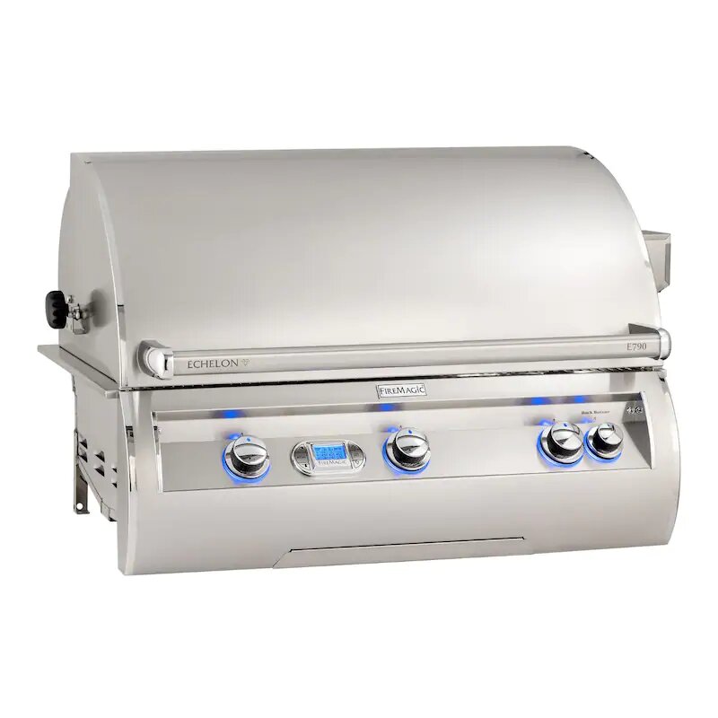 Fire Magic Echelon Diamond 36-Inch Built-In Gas Grill with Infrared Burner & Rotisserie - E790i-8L1P Built-in Gas Grill Fire Magic   