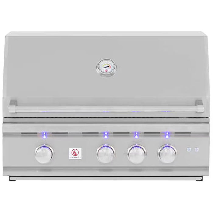 Summerset TRL32-NG/LP 32" 3-Burner Grill with Rotisserie - Stainless Steel Outdoor BBQ Built-in Gas Grill Summerset   