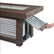 The Outdoor GreatRoom Company 55" Denali Brew Linear Gas Fire Pit Table (DENBR-1242) Fire Pit Table The Outdoor GreatRoom Company   